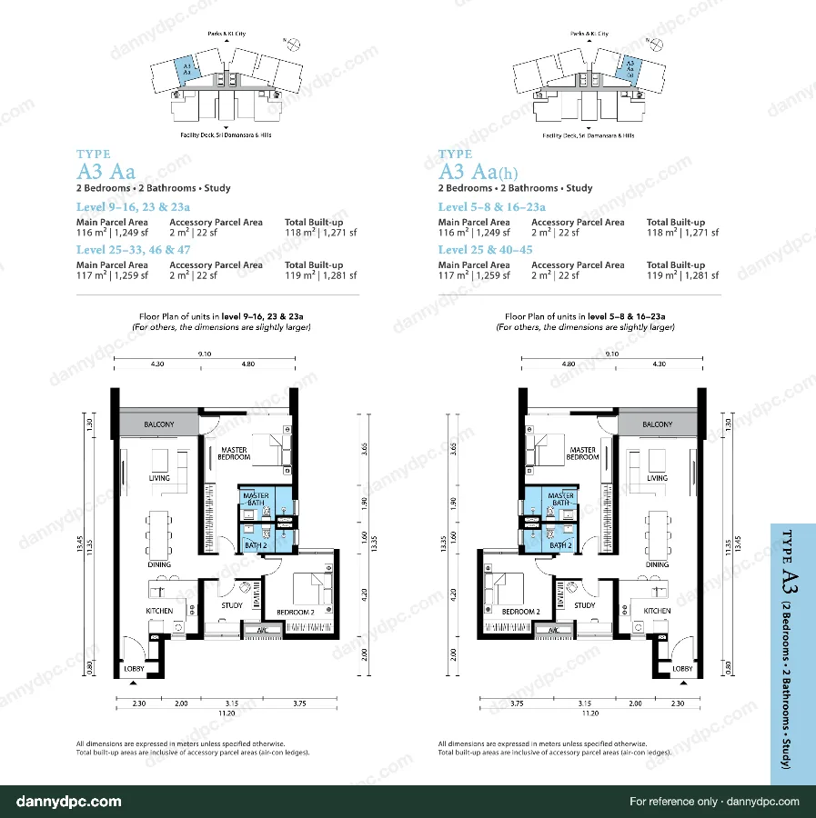 Westside III Desa ParkCity Type A3 floor plan