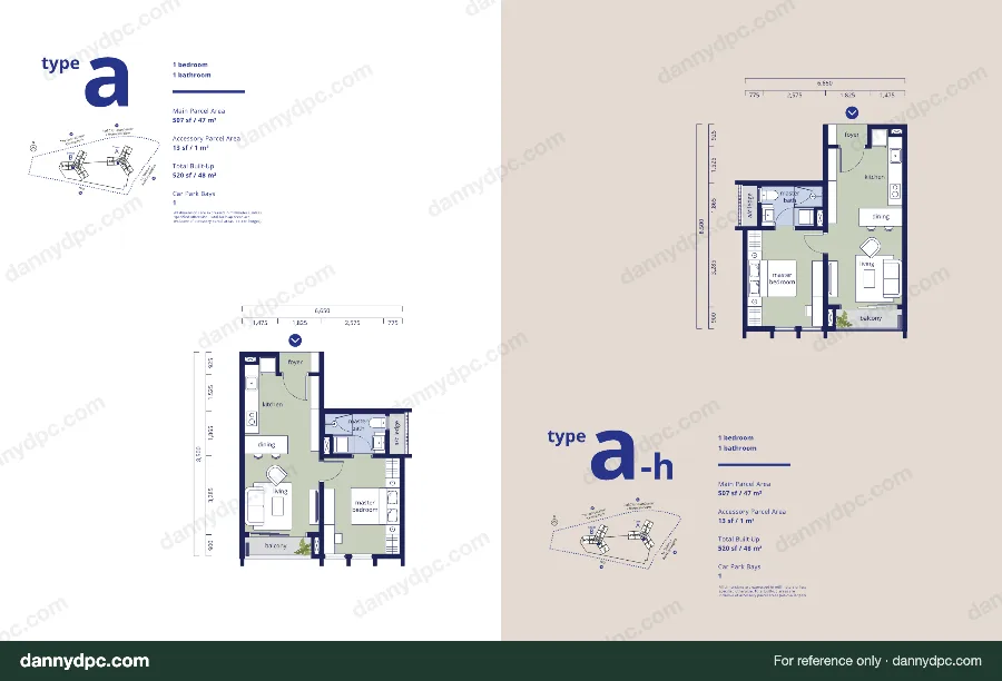 Noöra Desa ParkCity Type A floor plan