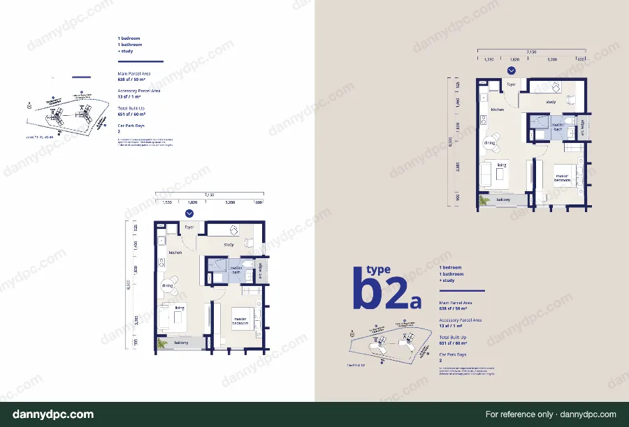 Noöra Desa ParkCity Type B2-a floor plan