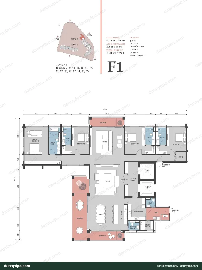 Park Regent Desa ParkCity F1 floor plan