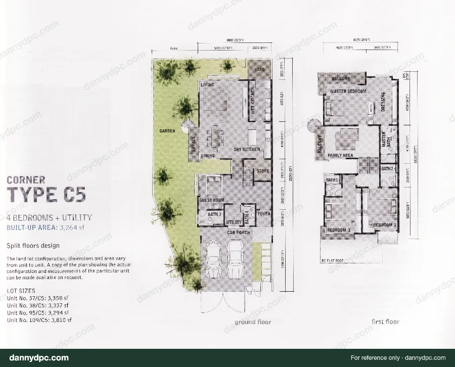 Amelia Desa ParkCity Type C5 floor plan