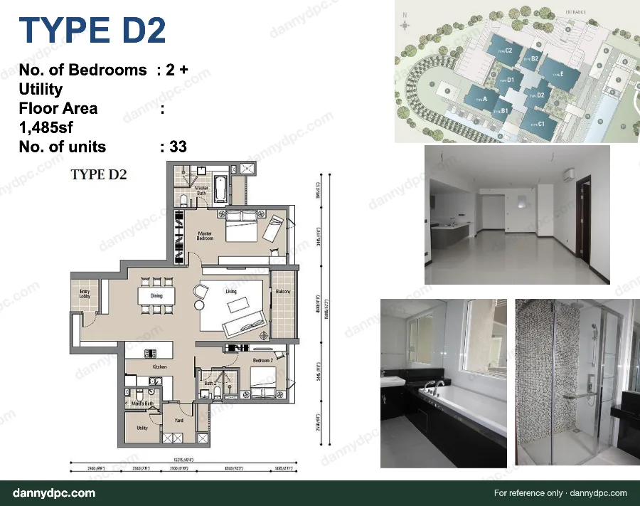 The Northshore Gardens Desa ParkCity Type D2 floor plan