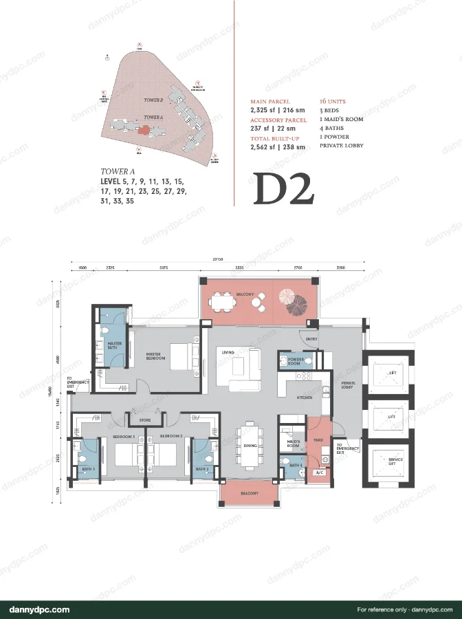 Park Regent Desa ParkCity D2 floor plan