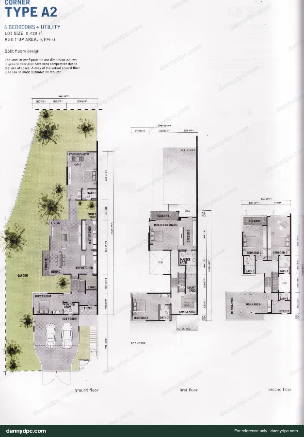 Amelia Desa ParkCity Type A2 floor plan