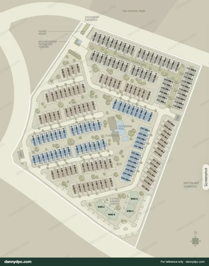 Zenia Desa ParkCity Site Plan