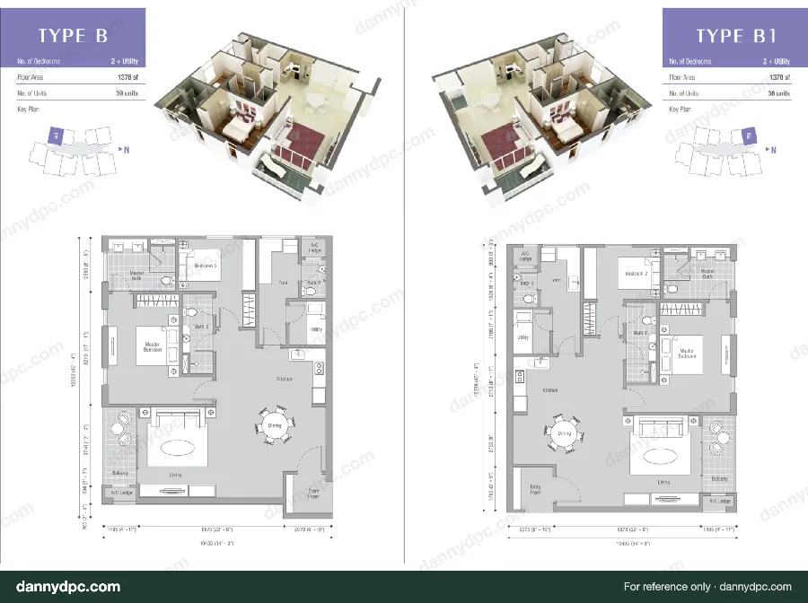 The Westside One Desa ParkCity Type B floor plan