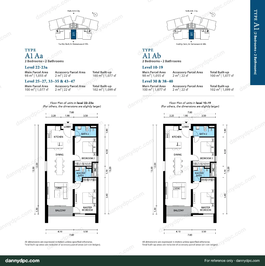 Westside III Desa ParkCity Type A1 floor plan