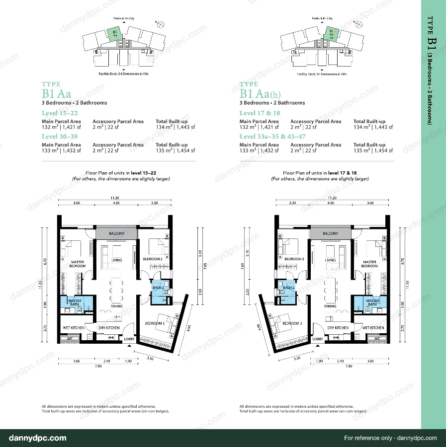 Westside III Desa ParkCity Type B1 floor plan