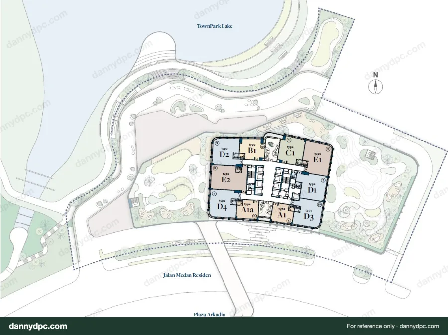 ParkCity Tower Desa ParkCity Site Plan