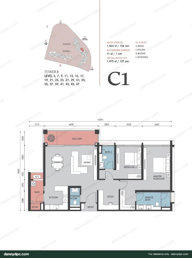 Park Regent Desa ParkCity C1 floor plan