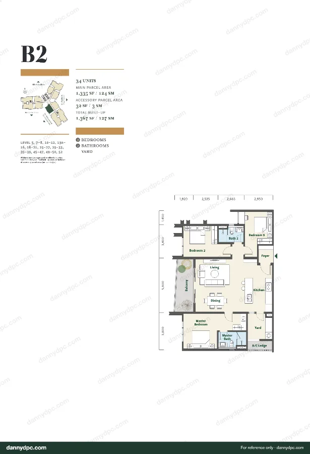 Park Place Desa ParkCity Type B2 floor plan