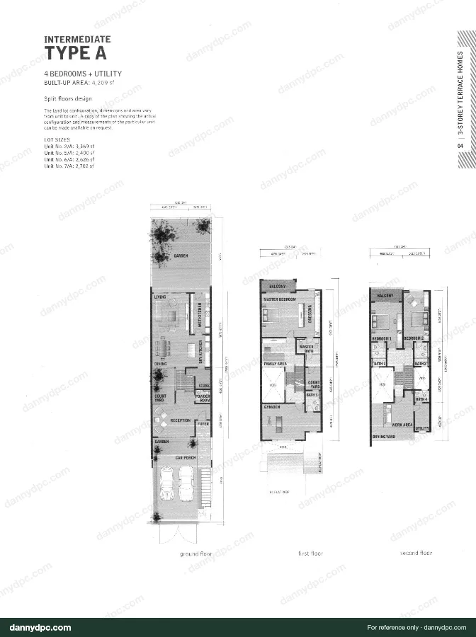 Amelia Desa ParkCity Type A floor plan