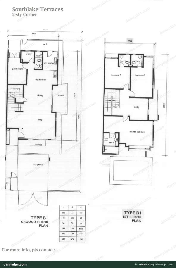SouthLake Desa ParkCity Southlake 2-sty Corner Type B1 floor plan