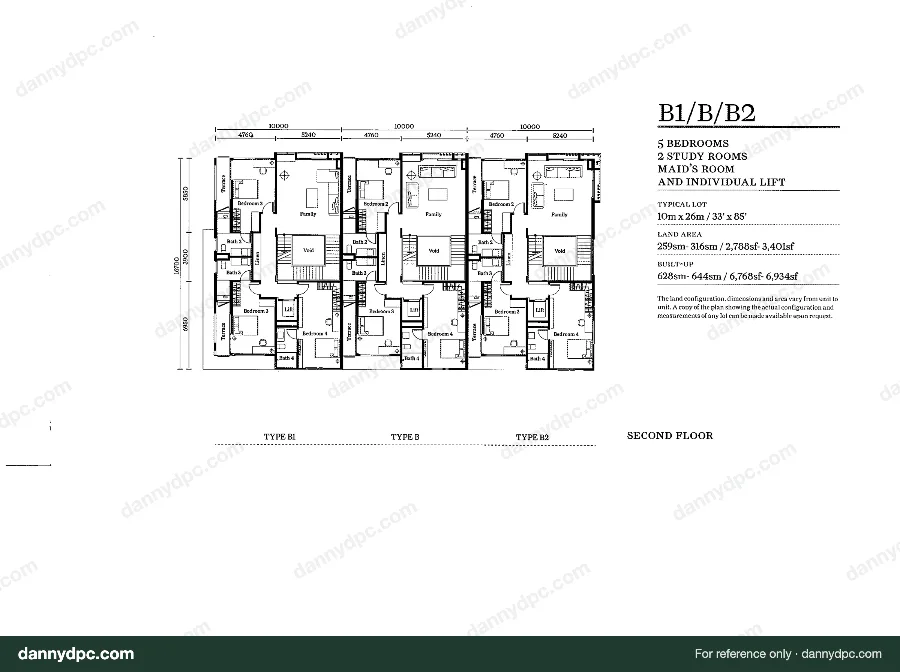The Mansions Desa ParkCity Type B floor plan – page 3 of 4