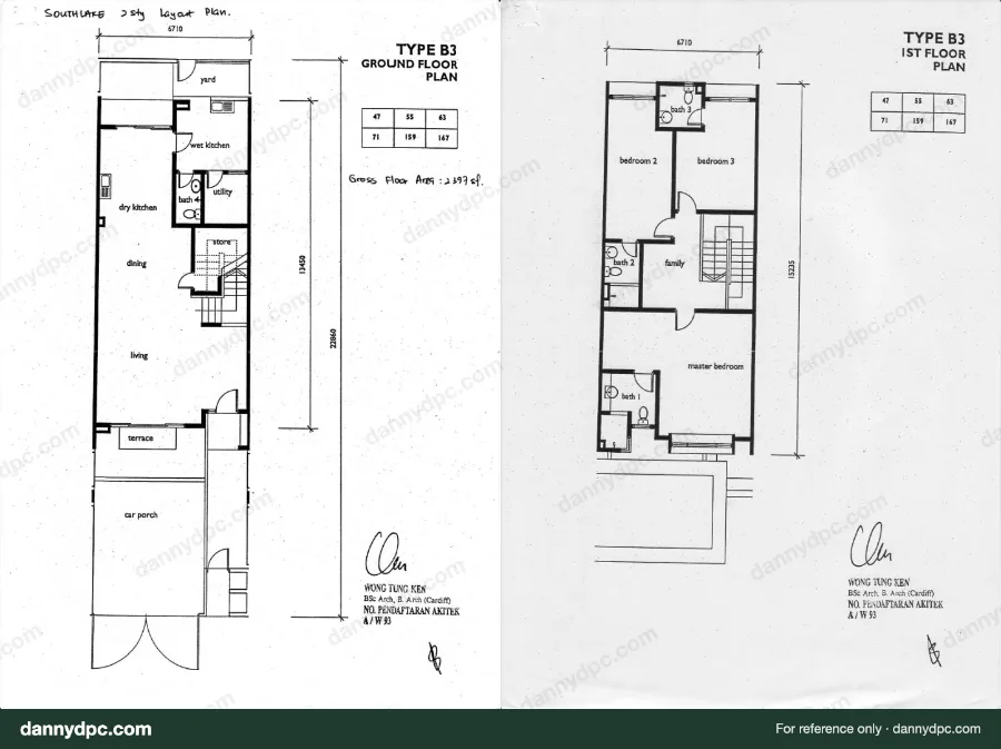 SouthLake Desa ParkCity Southlake 2sty Inter type B3 floor plan