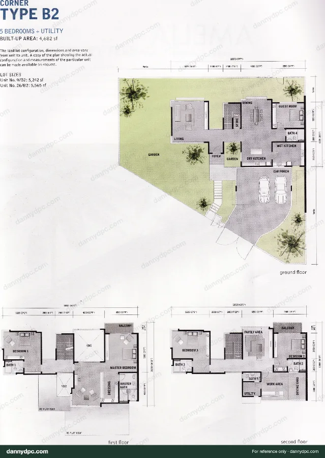 Amelia Desa ParkCity Type B2 floor plan