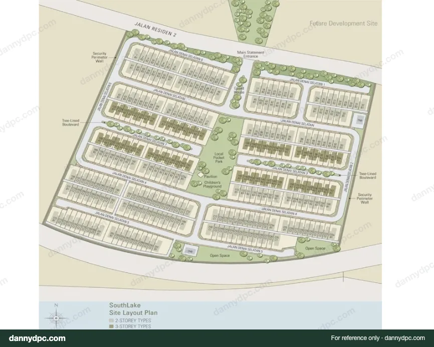 SouthLake Desa ParkCity Site Plan