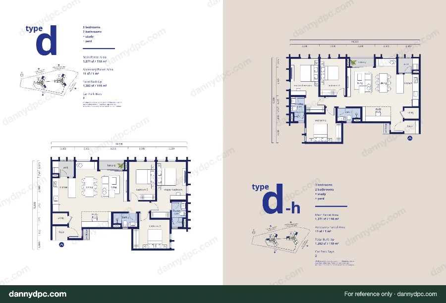 Noöra Desa ParkCity Type D floor plan