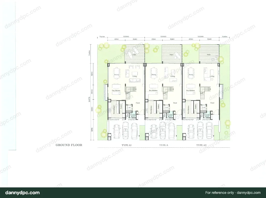 The Mansions Desa ParkCity Type A floor plan – page 1 of 4