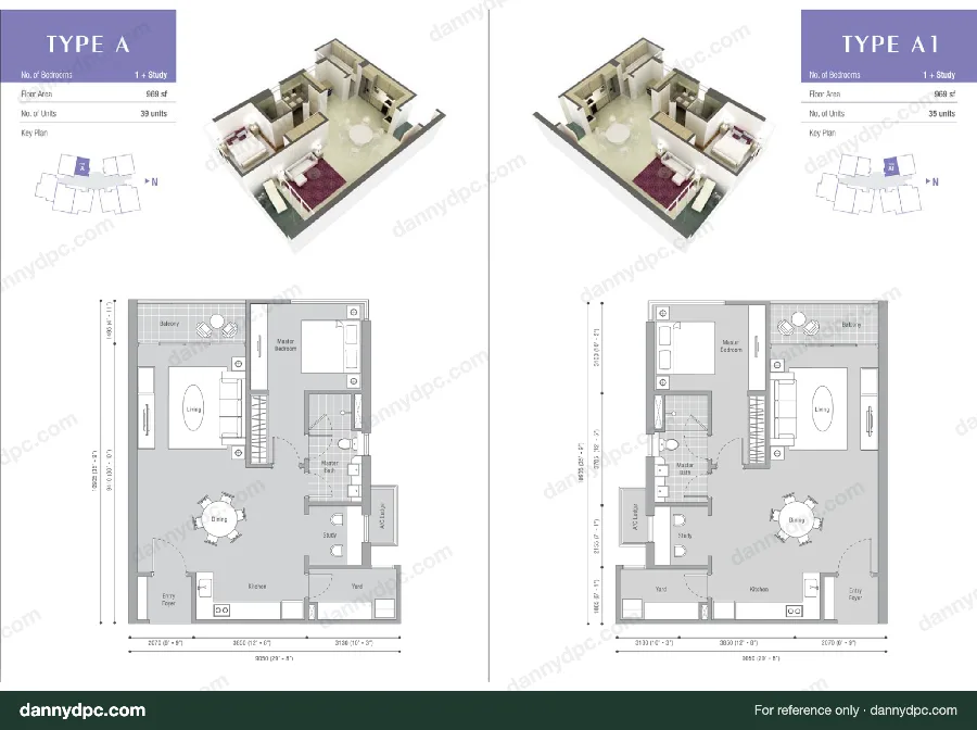 The Westside One Desa ParkCity Type A floor plan