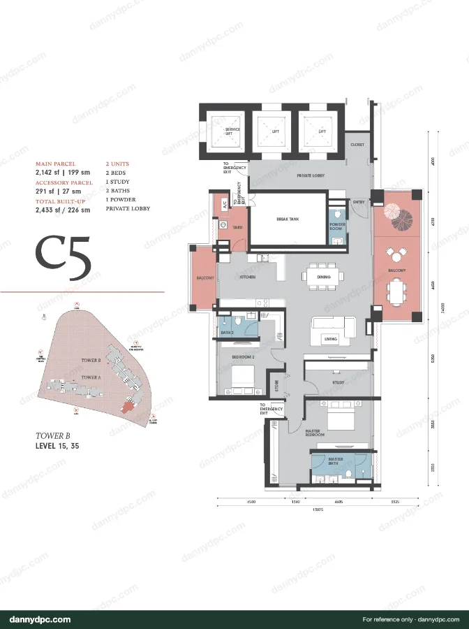 Park Regent Desa ParkCity C5 floor plan