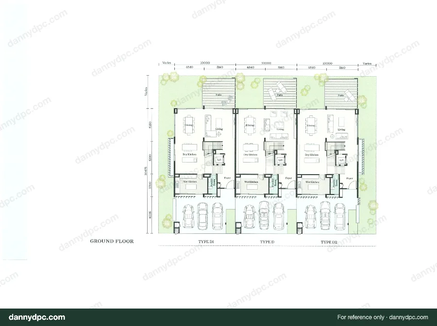 The Mansions Desa ParkCity Type D floor plan – page 1 of 3