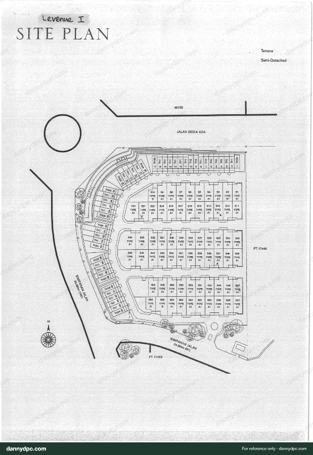 LeVenue Desa ParkCity Levenue 1 site plan