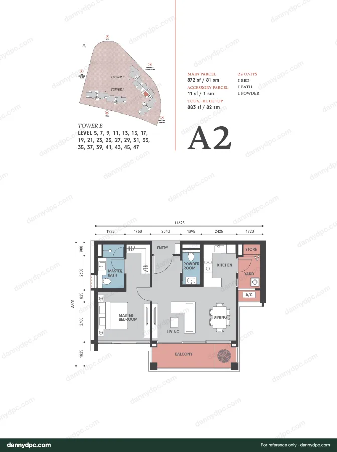 Park Regent Desa ParkCity A2 floor plan