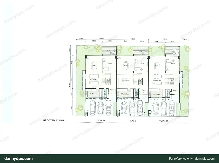The Mansions Desa ParkCity Type E floor plan – page 1 of 3