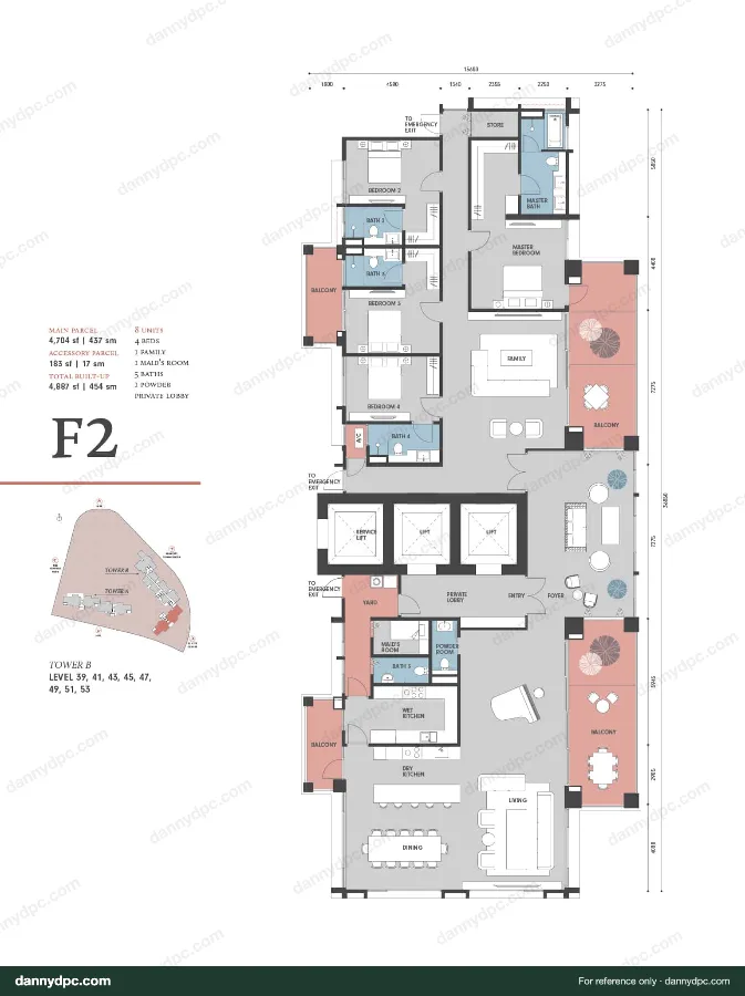 Park Regent Desa ParkCity F2 floor plan