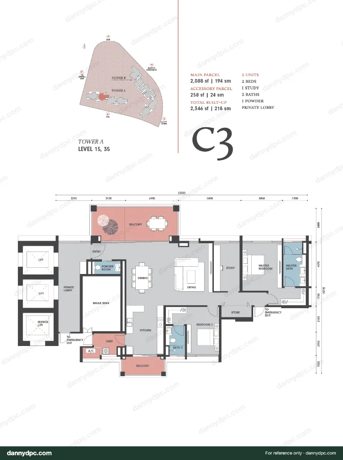 Park Regent Desa ParkCity C3 floor plan